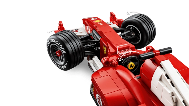 FERRARI F2004 Y MICHAEL SCHUMACHER LEGO ICONS - 6