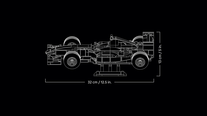 FERRARI F2004 Y MICHAEL SCHUMACHER LEGO ICONS - 8