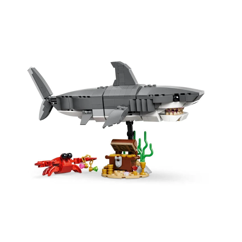 TIBURON FEROZ CON COFRE DEL TESORO LEGO CREATOR - 6