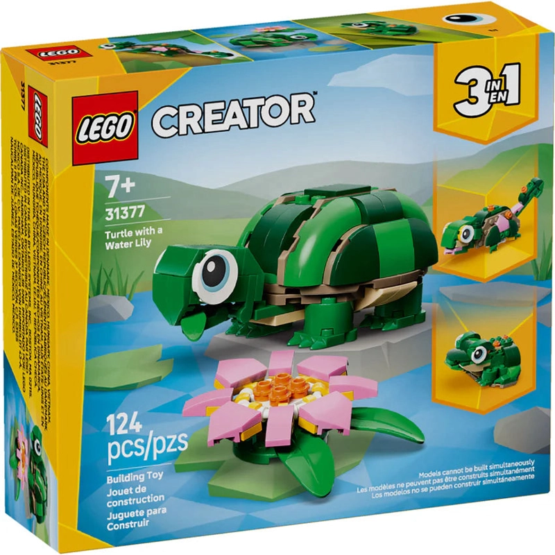 TORTUGA CON FLOR DE NENUFAR LEGO CREATOR - 2