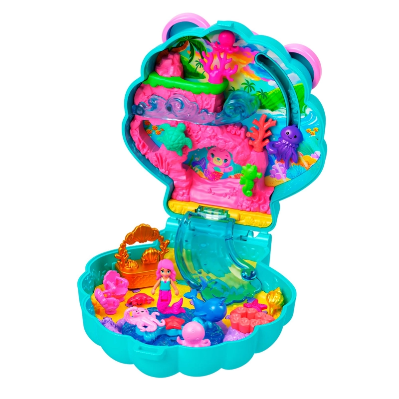 POLLY POCKET MUNDO DE COMPACTOS - COMPACTO ISLA DE GLITTER - 2