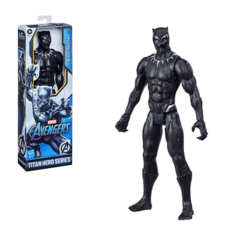 AVENGERS FIGURAS TITAN HERO - BLACK PANTHER MARVEL - 1