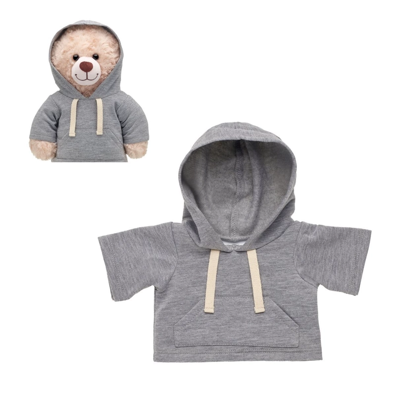 POLERON GRIS CON GORRO II BUILD-A-BEAR - 1