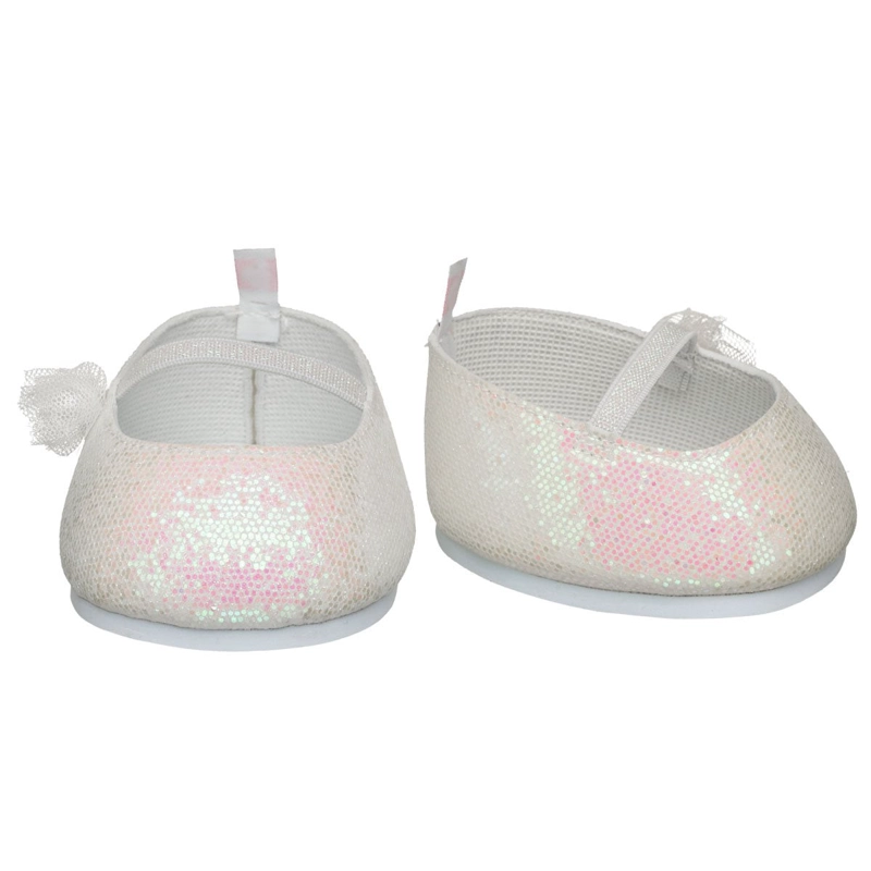 ZAPATOS BLANCOS BRILLOS III BUILD-A-BEAR - 1