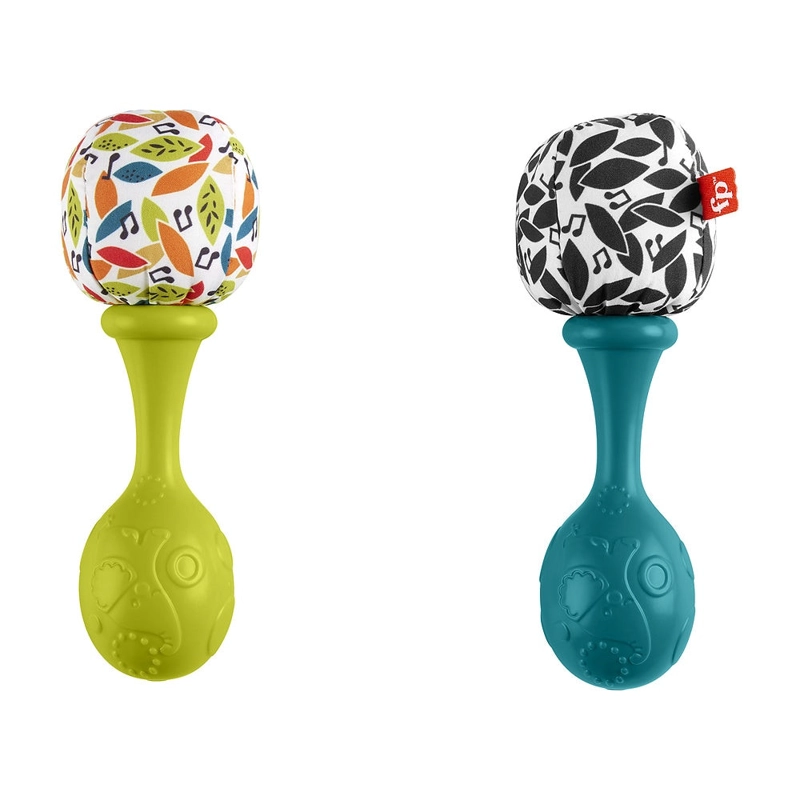 FISHER-PRICE MARACAS AZUL Y VERDE DIVERSION Y MUSICA - 5