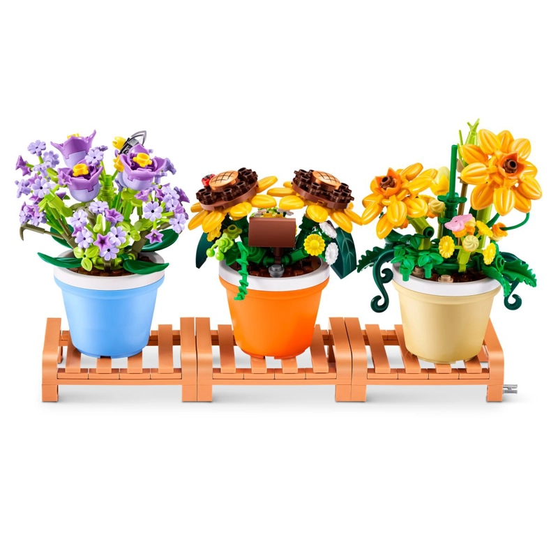 SET BLOQUES GARDEN MAX - CON DIFERENTES MODELOS DE PIEZAS - GYPSOPHILA PANICULATA - 7