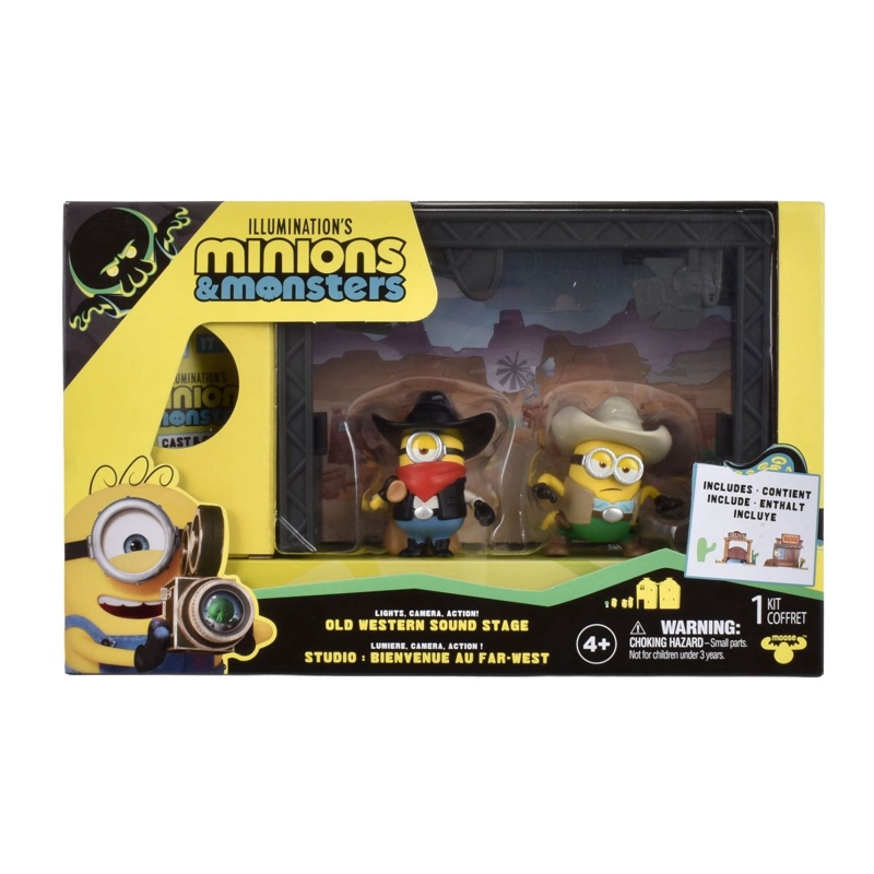 SET 2 MINI FIGURA MINIONS 3 - OESTE - 3