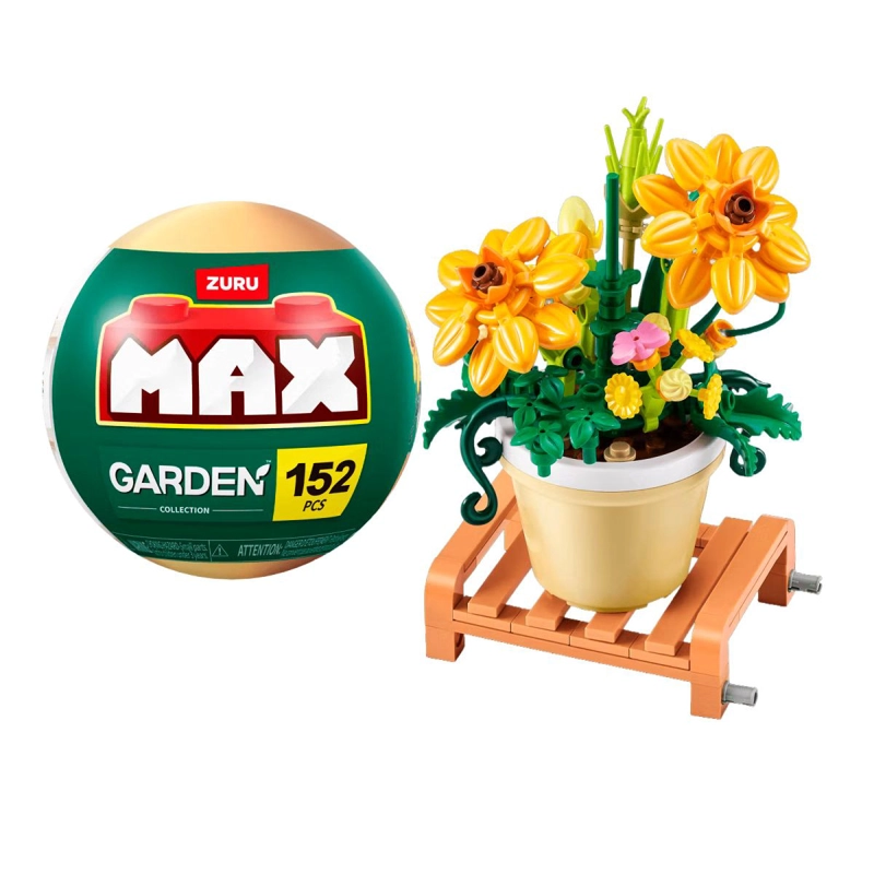 SET BLOQUES GARDEN MAX - CONDIFERENTES MODELOS DE PIEZAS - COSMOS SULPHUREUS - 1