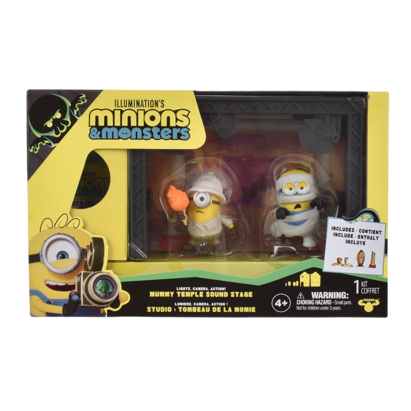 SET 2 MINI FIGURA MINIONS 3 - MOMIA - 3