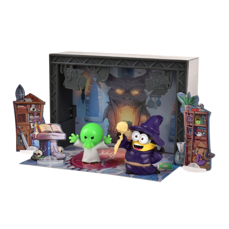 SET 2 MINI FIGURA MINIONS 3 - MAGO - 1