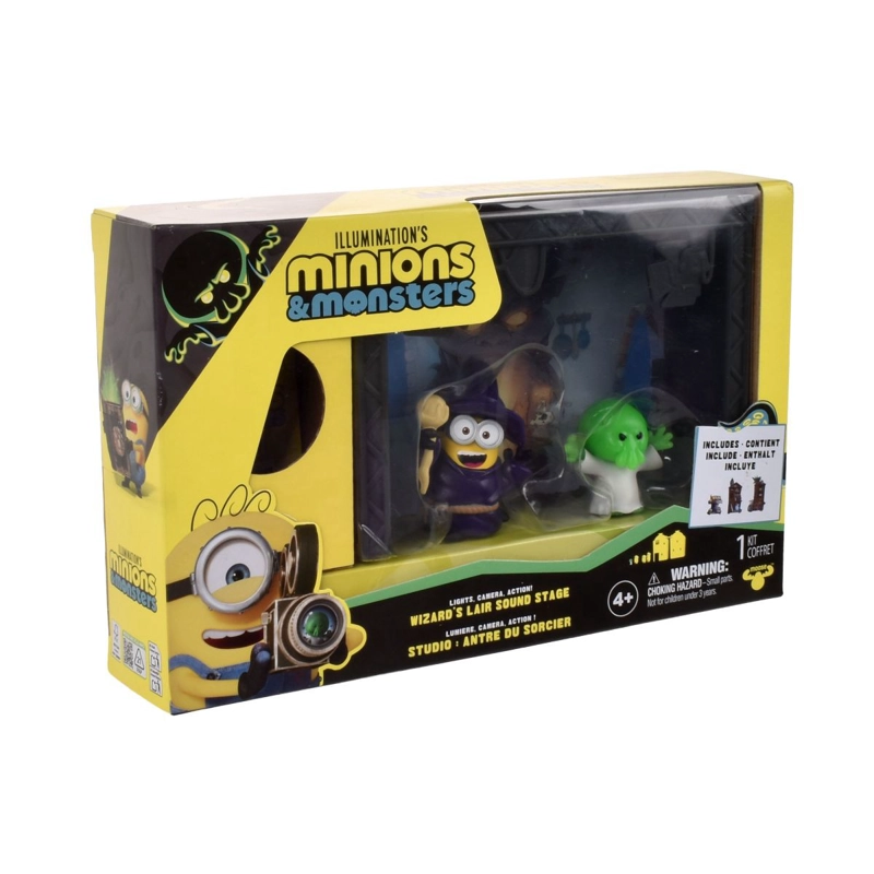 SET 2 MINI FIGURA MINIONS 3 - MAGO - 2