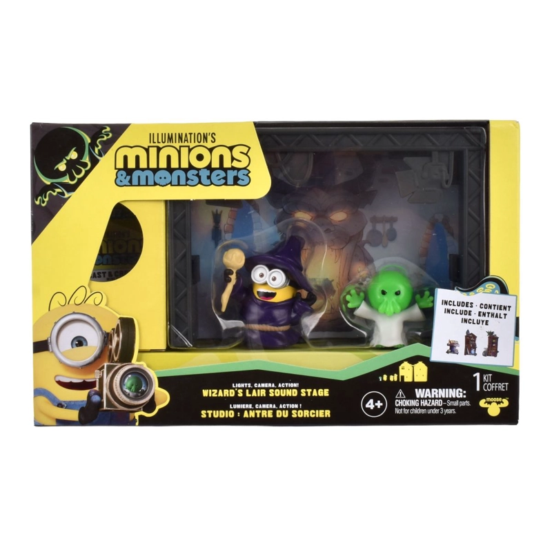 SET 2 MINI FIGURA MINIONS 3 - MAGO - 3