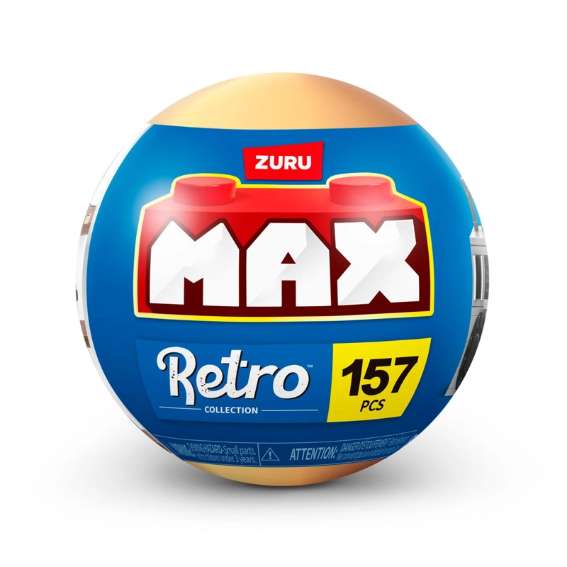 SET BLOQUES RETRO MAX - CON DIFERENTES MODELOS DE PIEZAS - RADIO CASSETTE - 3