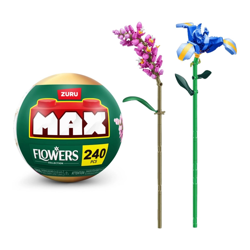 SET BLOQUES FLORES MAX - CON DIFERENTES MODELOS DE PIEZAS - IRIS Y PERSICARIA - 1