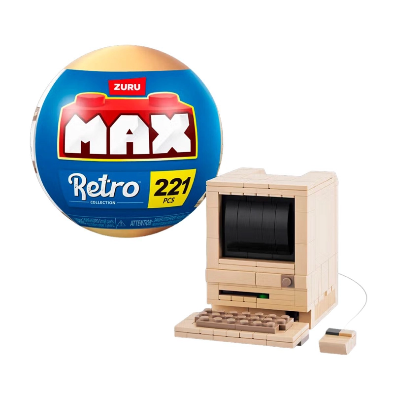 SET BLOQUES RETRO MAX - CON DIFERENTES MODELOS DE PIEZAS - COMPUTADOR - 1