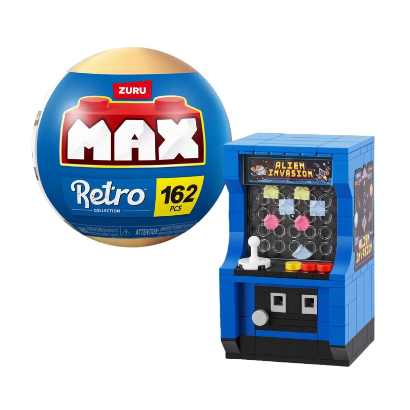 SET BLOQUES RETRO MAX - CON DIFERENTES MODELOS DE PIEZAS - MAQUINA ARCADE - 1