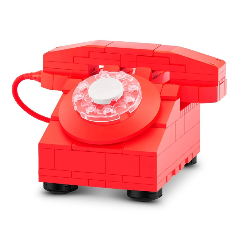 SET BLOQUES RETRO MAX - CON DIFERENTES MODELOS DE PIEZAS - TELEFONO - 4
