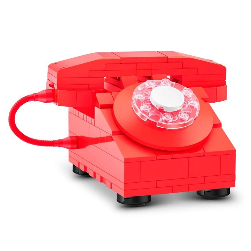 SET BLOQUES RETRO MAX - CON DIFERENTES MODELOS DE PIEZAS - TELEFONO - 7