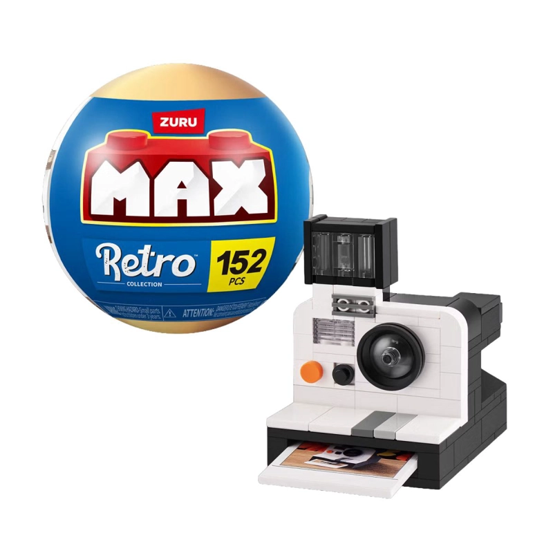 SET BLOQUES RETRO MAX - CON DIFERENTES MODELOS DE PIEZAS - CAMARA RETRO - 1