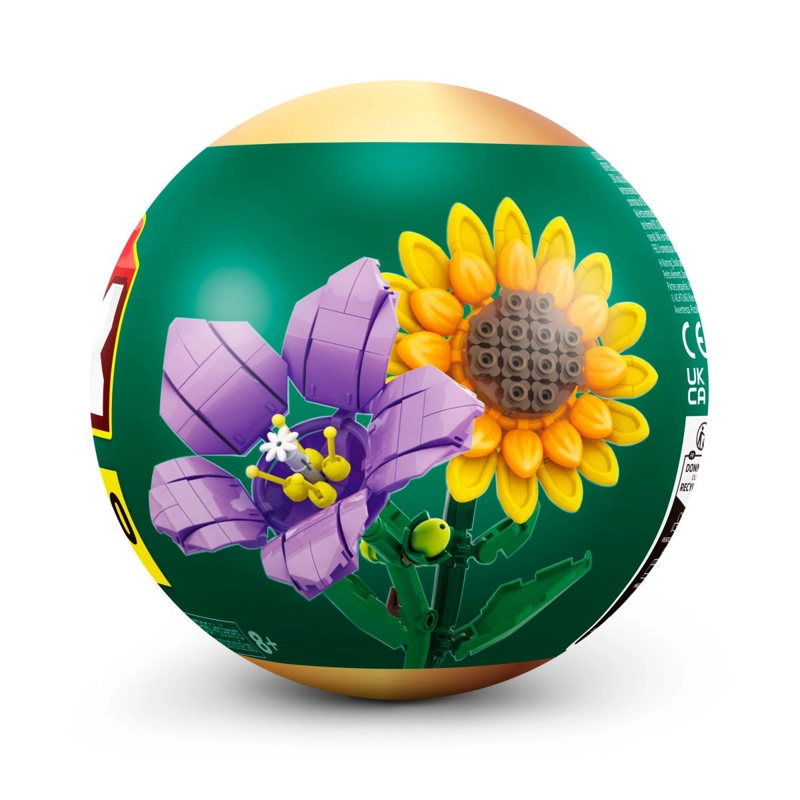 SET BLOQUES FLORES MAX - CON DIFERENTES MODELOS DE PIEZAS - PLATYCODON Y GIRASOL - 2