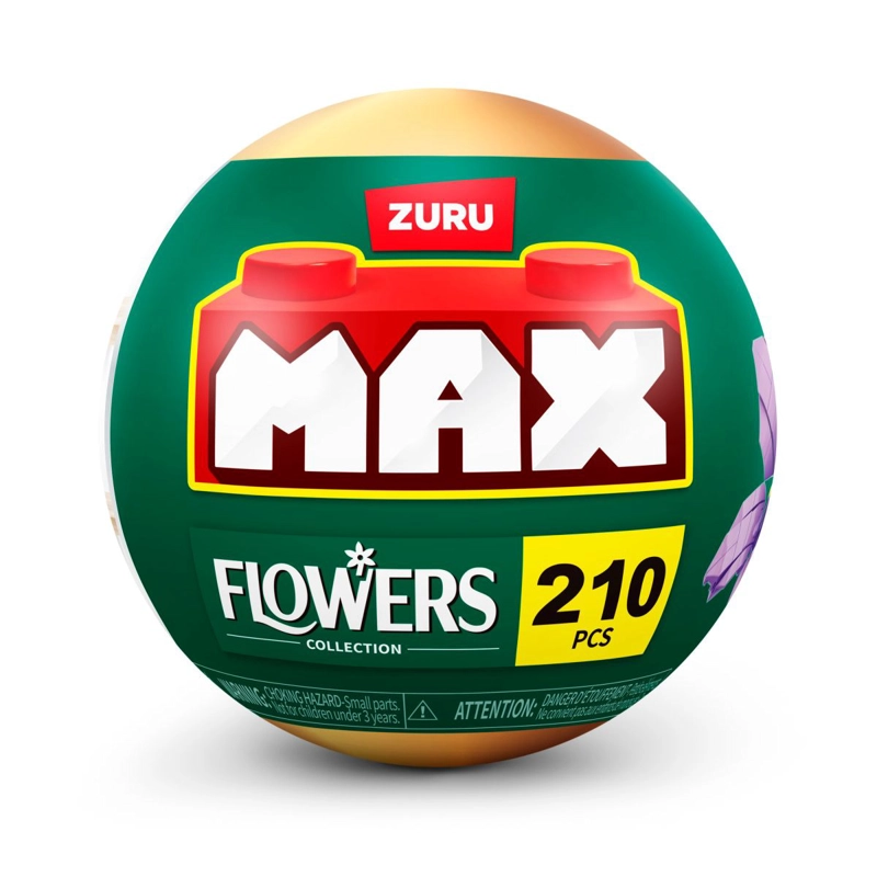 SET BLOQUES FLORES MAX - CON DIFERENTES MODELOS DE PIEZAS - PLATYCODON Y GIRASOL - 3