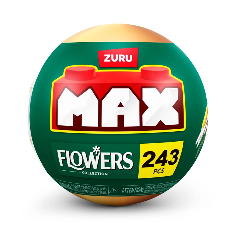 SET BLOQUES FLORES MAX - CON DIFERENTES MODELOS DE PIEZAS - DAISY Y LAVANDA - 3