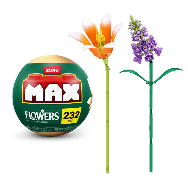 SET BLOQUES FLORES MAX - CON DIFERENTES MODELOS DE PIEZAS - LILY Y SNAPDRAGON