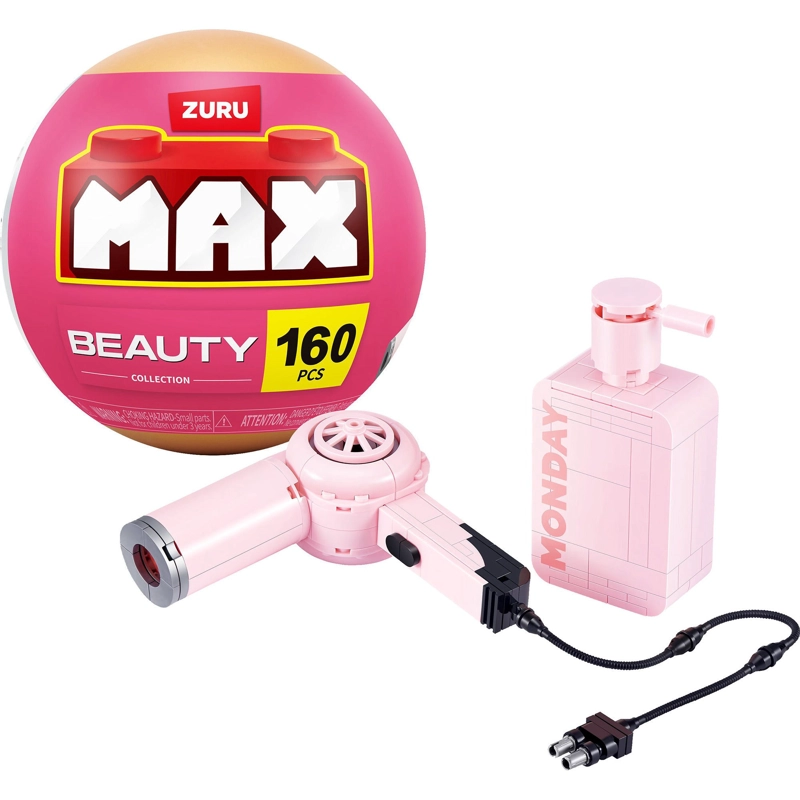 SET BLOQUES PREMIUM BEAUTY MAX - CON DIFERENTES MODELOSDE PIEZAS - SECADOR DE PELO - 1