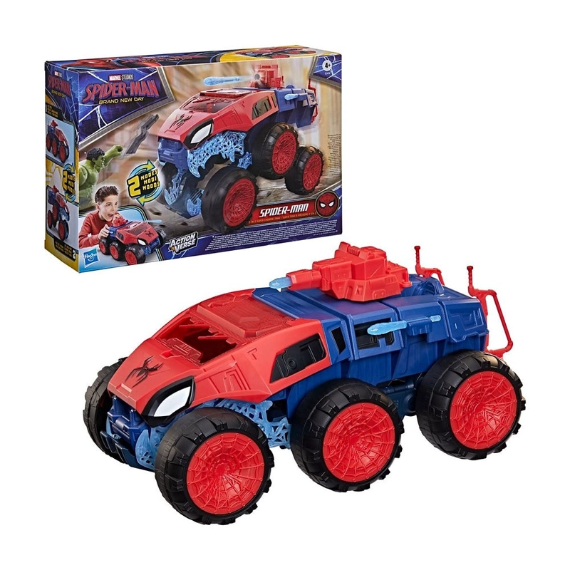 SPIDERMAN MOVIE SUPERTANQUE MORDEDOR 2 EN 1 VEHICULO - 3