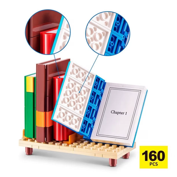 SET BLOQUES PREMIUM HOME MAX - CON DIFERENTES MODELOS DE PIEZAS - MESA DE LECTURA - 2