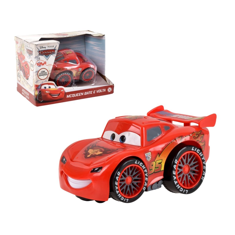 AUTO 13 CM CON SONIDO Y MOVIMIENTO RAYO MCQUEEN - 1