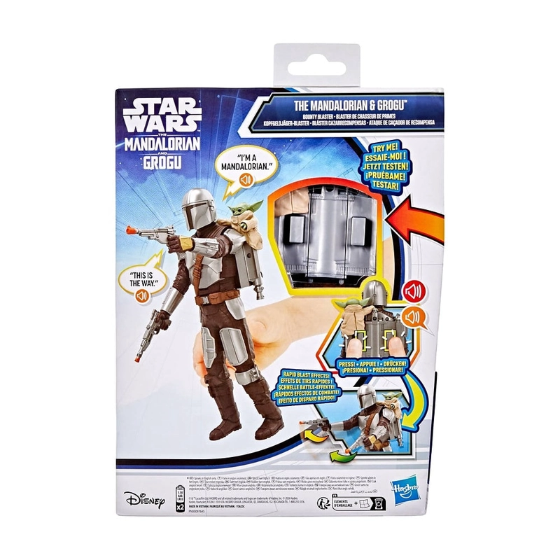 STAR WARS MOVIE FIGURA CON MOVIMIENTO MANDALORIAN+GROGU - 4