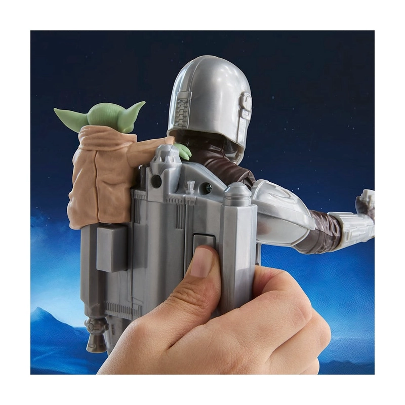 STAR WARS MOVIE FIGURA CON MOVIMIENTO MANDALORIAN+GROGU - 8