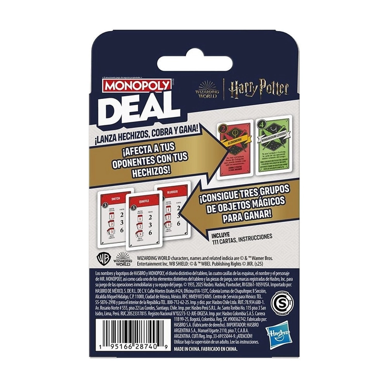 MONOPOLY DEAL HARRY POTTER - 4