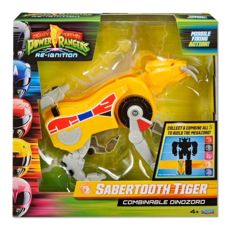 POWER RANGERS DINOZORD COMBINABLE - TIGRE COLMILLOS DE SABLE - 1