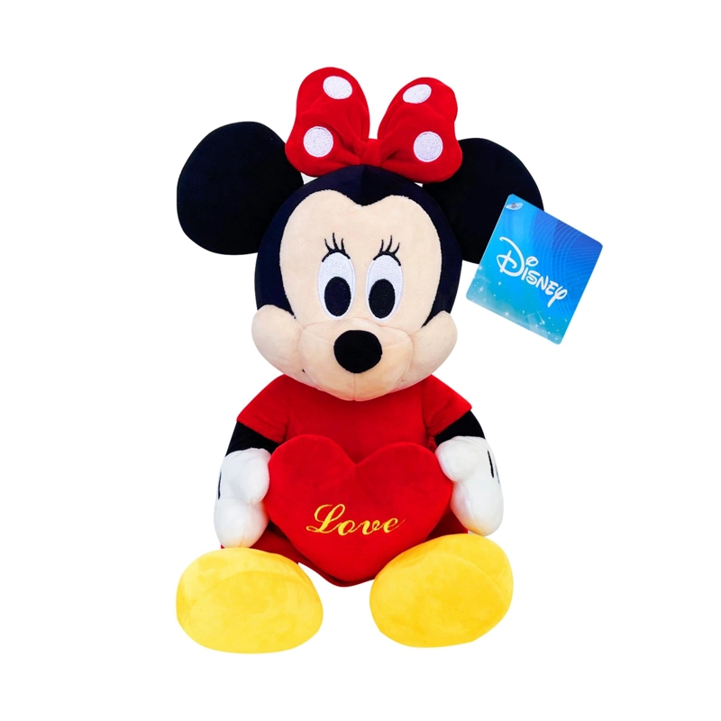 PELUCHE MINNIE CON CORAZON 25CM - 1