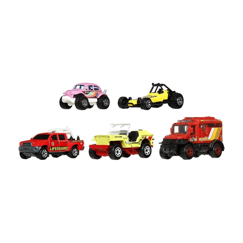 PACK DE 5 AUTOS MATCHBOX - MBX OCEAN - 1