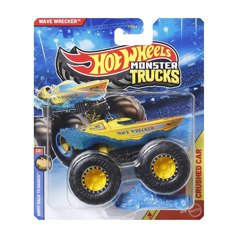 HOT WHEELS MONSTER TRUCK ESCALA 1:64 - WAVE WRECKER - 2