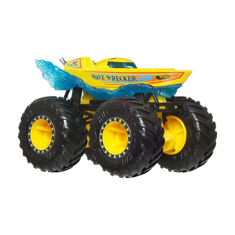 HOT WHEELS MONSTER TRUCK ESCALA 1:64 - WAVE WRECKER - 3