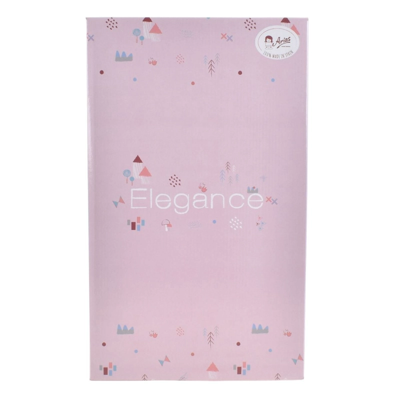 MUÑECA ELEGANCE BABYTO BEIGE CON CAPAZO 33 CM ARIAS - 3
