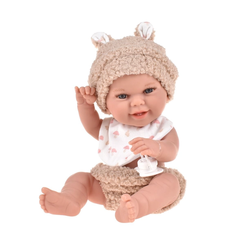 MUÑECA ELEGANCE BABYTO BEIGE CON CAPAZO 33 CM ARIAS - 7
