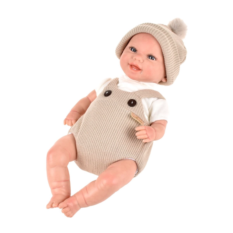 MUÑECA REBORN MATEO BEIGE CON COJIN 35 CM ARIAS - 6