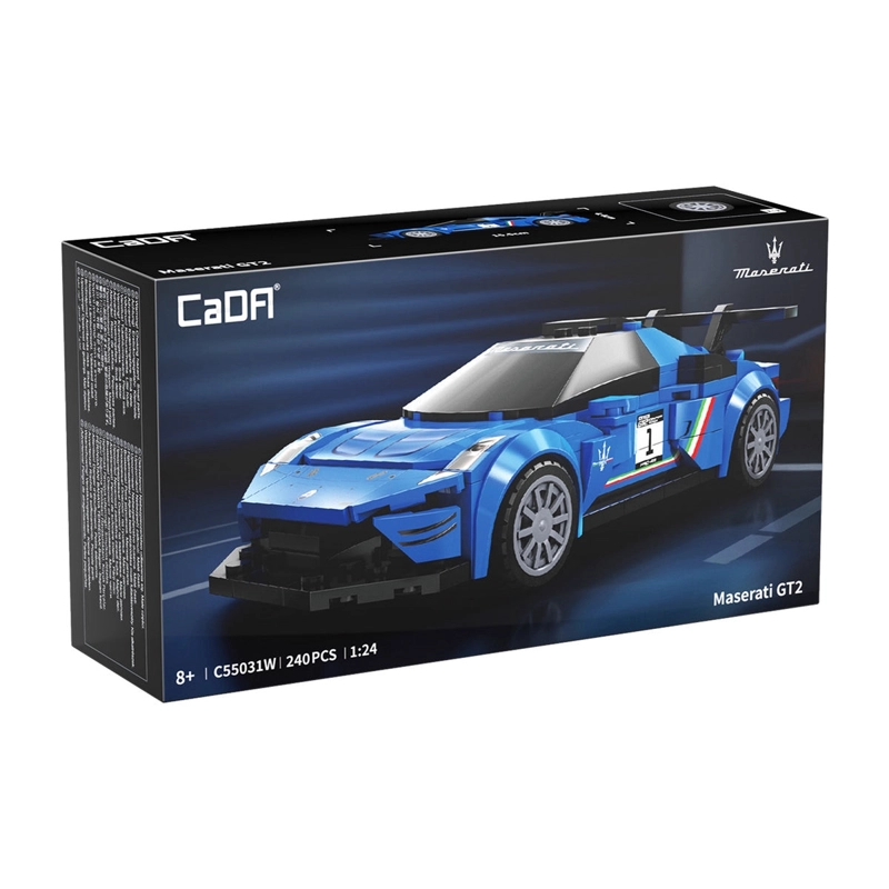 AUTO ARMABLE MASERATI GT2 ESCALA 1:24 240 PIEZAS CADA - 2