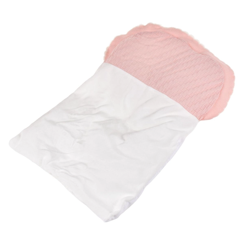 MUÑECO DE PESO ELEGANCE BABYTO ROSA CON MANTA 35 CM ARIAS - 7
