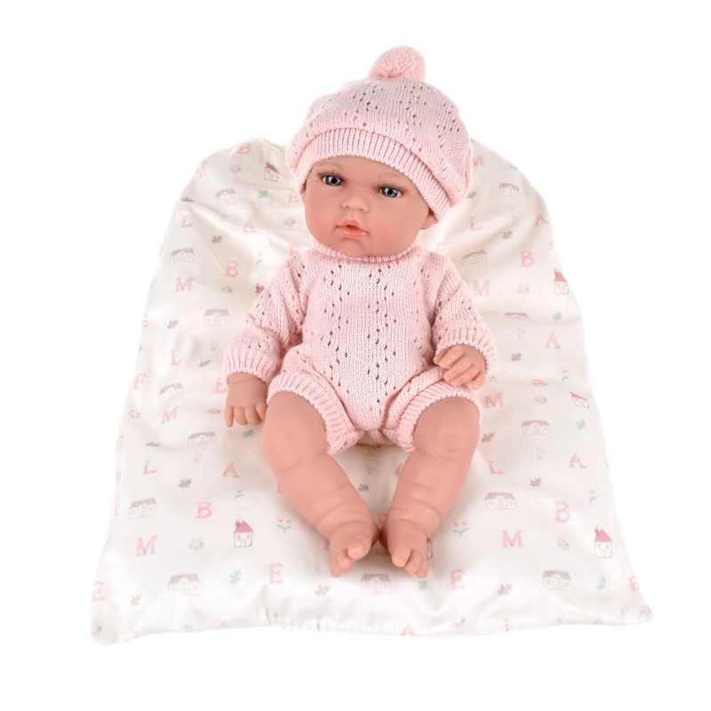 MUÑECA ELEGANCE NATAL ROSA CON COJIN 30 CM ARIAS - 5