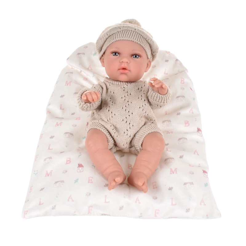 MUÑECA ELEGANCE NATAL BEIGE CON COJIN 30 CM ARIAS - 4