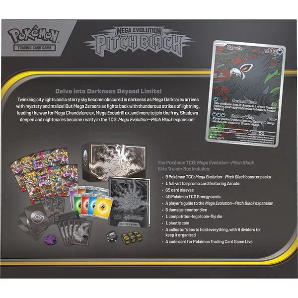 POKEMON TCG PITCH BLACK ELITE TRAINER BOX ESP - 2