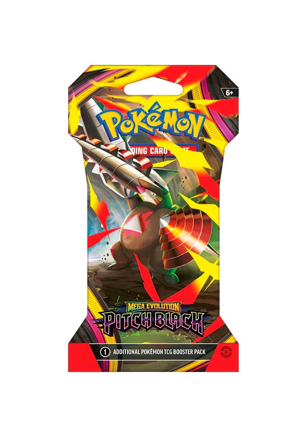 POKEMON TCG PITCH BLACK SLEEVED BOOSTER ING - 2