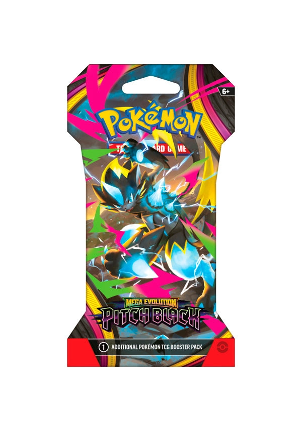 POKEMON TCG PITCH BLACK SLEEVED BOOSTER ING - 3
