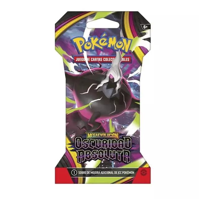 POKEMON TCG PITCH BLACK SLEEVED BOOSTER ESP - 1